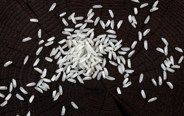 Contenedor de arroz grano largo